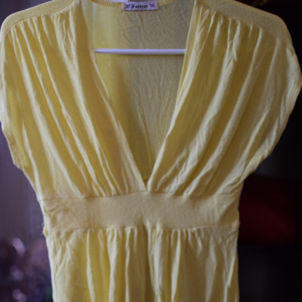 Yellow Low Hang Shirt